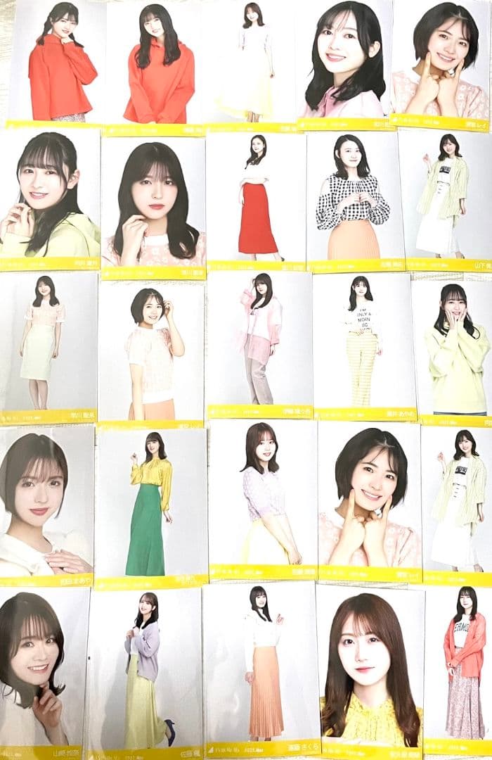乃木坂46 生写真　ビタミンカラー　まとめ売り　2022 may