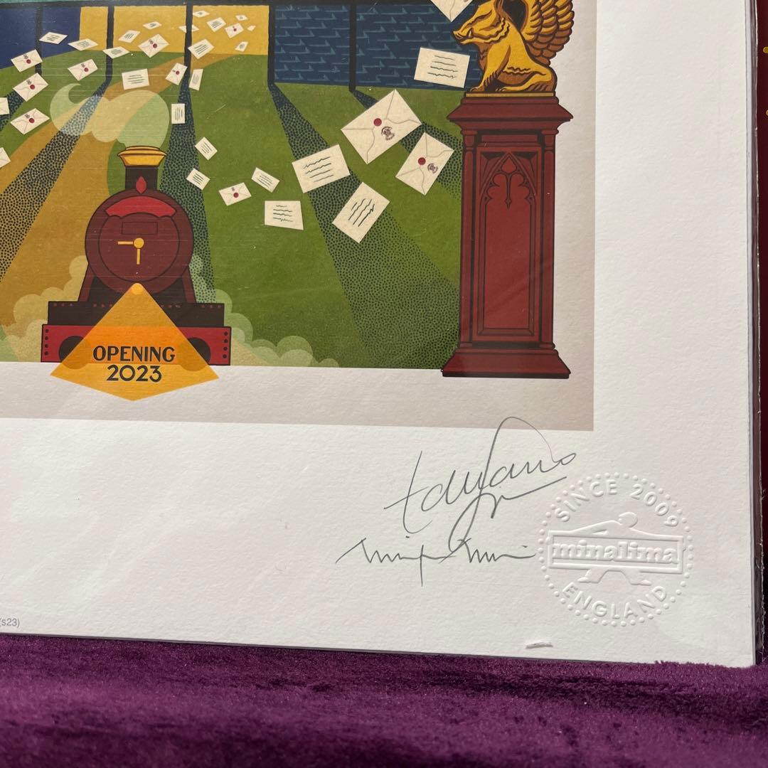 【世界500枚限定】ハリーポッター　限定アートプリント　ミナリマ　オープン記念