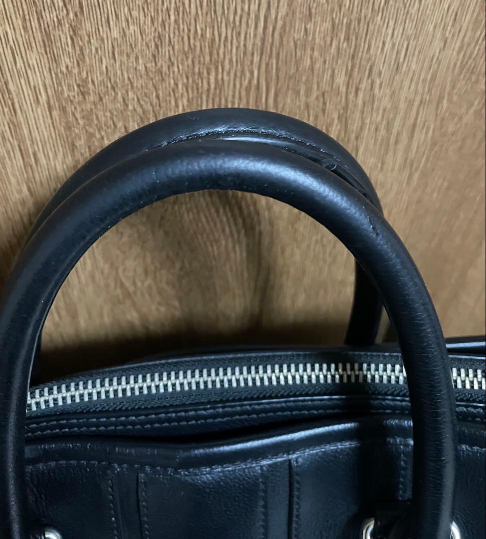 coach レザー ビジネスバッグ 黒