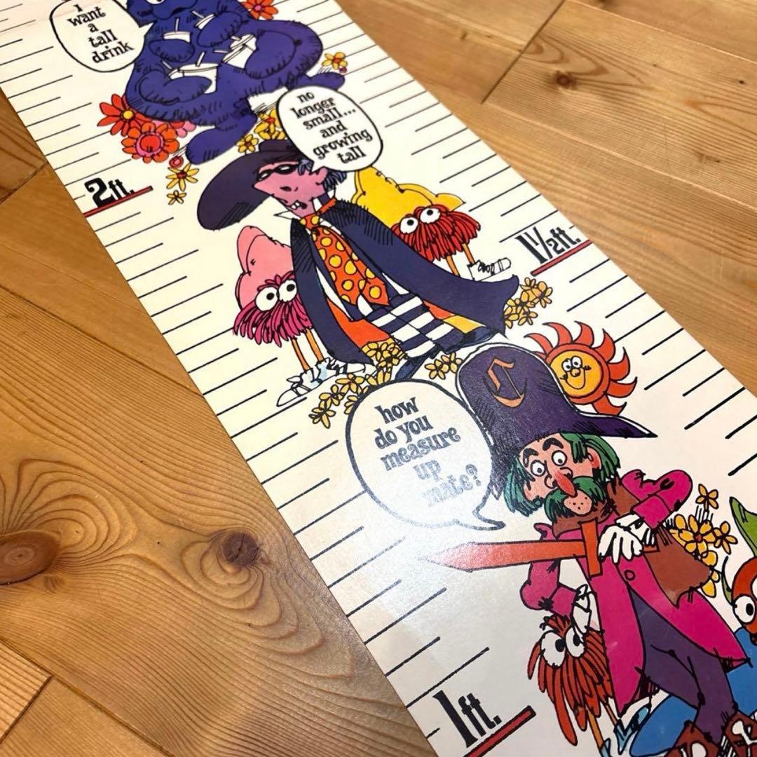 1971年　マクドナルドランド　身長計　ポスター　イービルグリマス　アメトイ