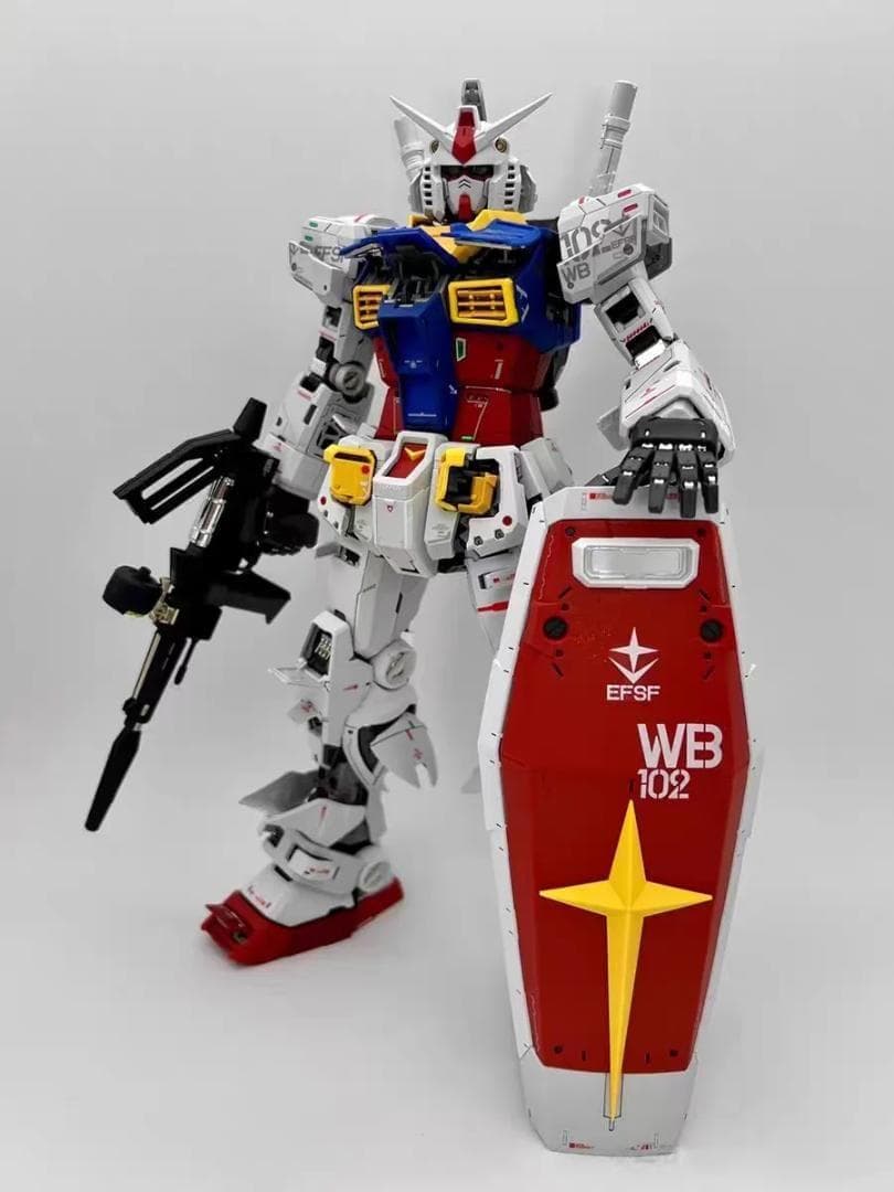 イイネ不要　1/60　RX-78-2 ガンダム LED付き　海外製