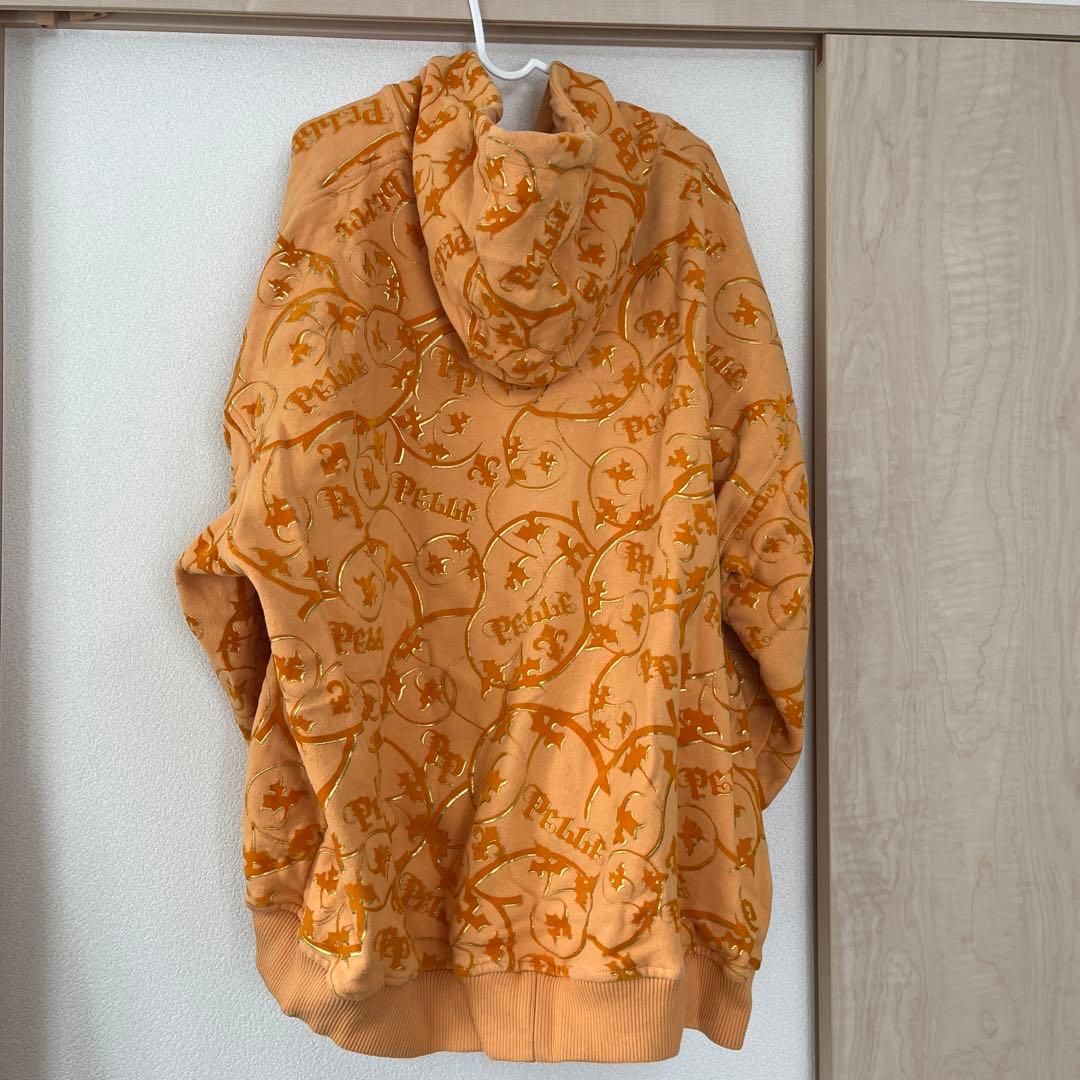 ペレペレ PELLEPELLE オレンジ色 フルオープンジッパー