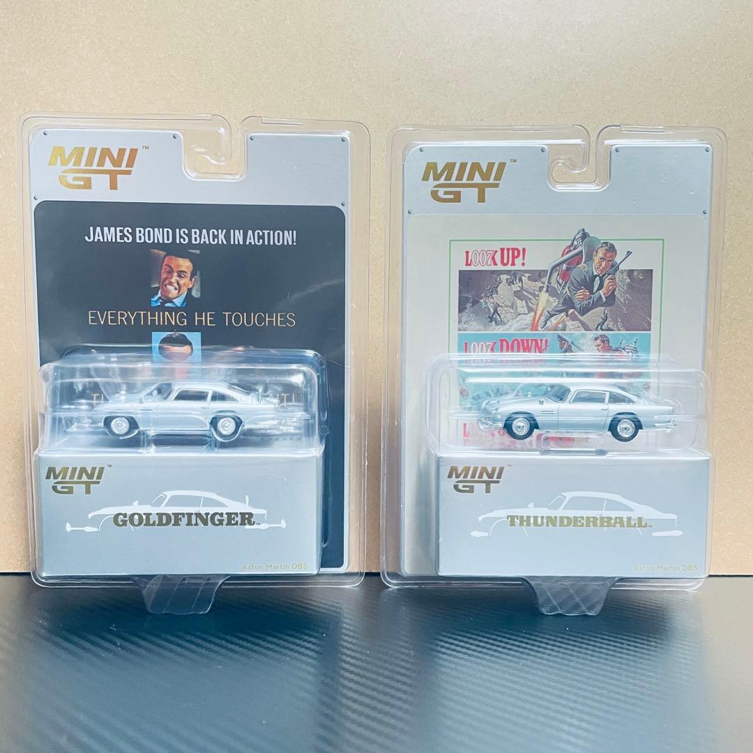 MINI GT Goldfinger&Thunderballミニカー
