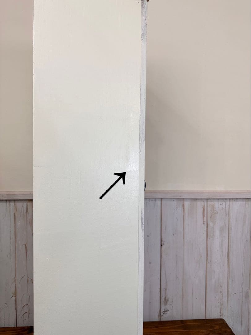 ち*そ様 【1点のみ、補修ありのためお値引き】アンティークの扉のようなキャビネッ