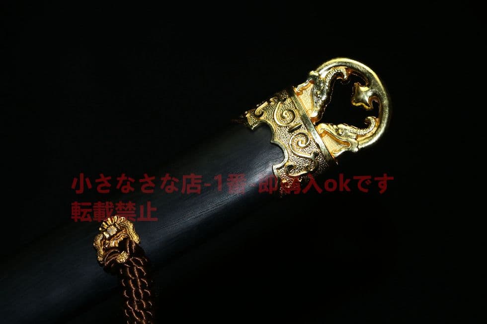 武具　刀装具　日本刀　模造刀   居合刀  曲げ金玄武唐刀