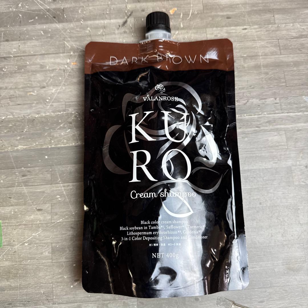 バランローズ クロクリームシャンプー ダークブラウン 400g 5個セット