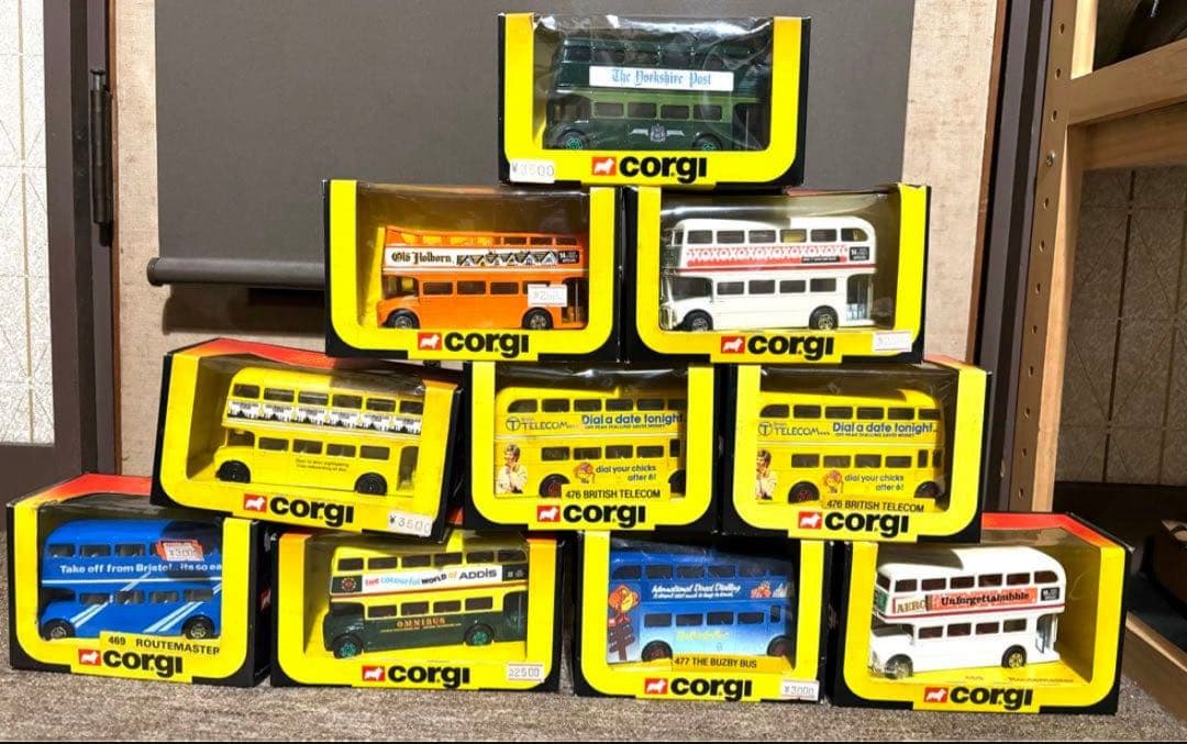 コーギー　ルートマスター　ロンドンバス　ロンドンタクシー　25台セット　イギリス