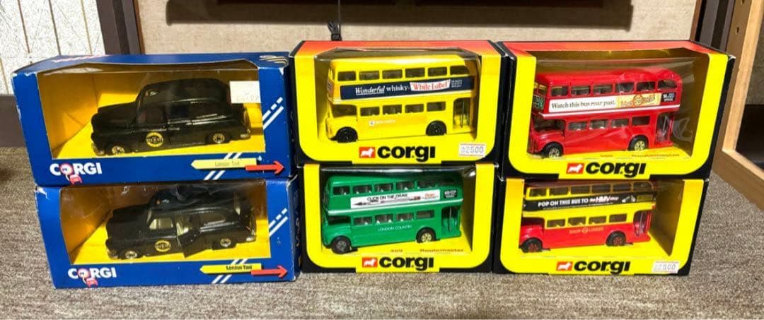 コーギー　ルートマスター　ロンドンバス　ロンドンタクシー　25台セット　イギリス