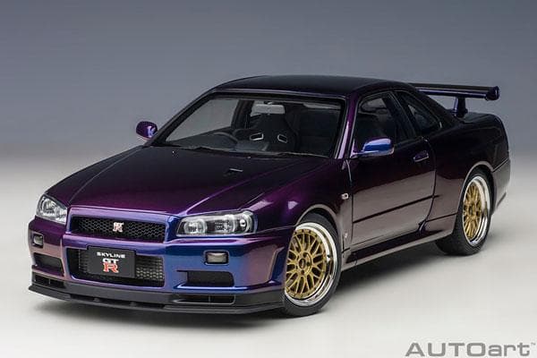 自動車 AUTOart NISSAN SKYLINE GT-R V-SPEC II