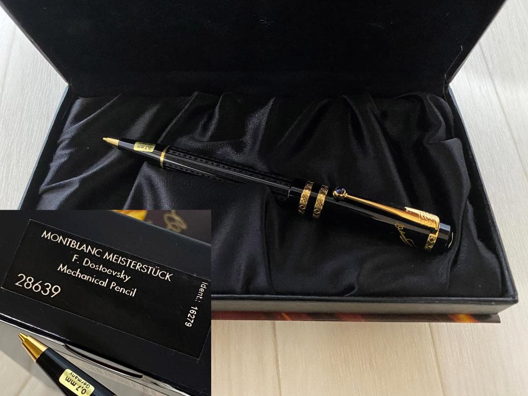 超美品 モンブラン 限定品 作家シリーズ ドストエフスキー シャーペン 修正有