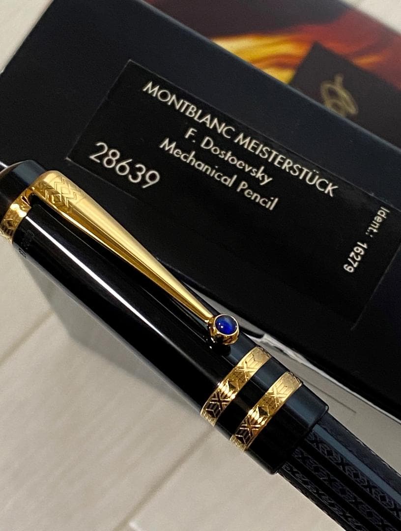 超美品 モンブラン 限定品 作家シリーズ ドストエフスキー シャーペン 修正有