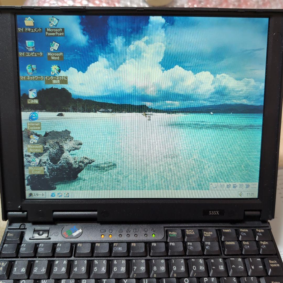 Windowsノート本体 IBM ThinkPad 535X Windows 2000