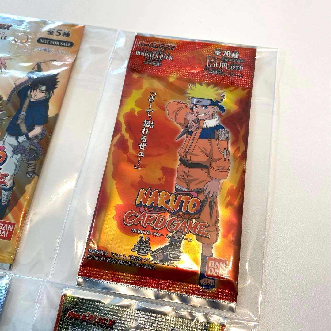 【未開封】NARUTO ナルトカードゲーム　巻ノ零、壱、弐、参　各1パック
