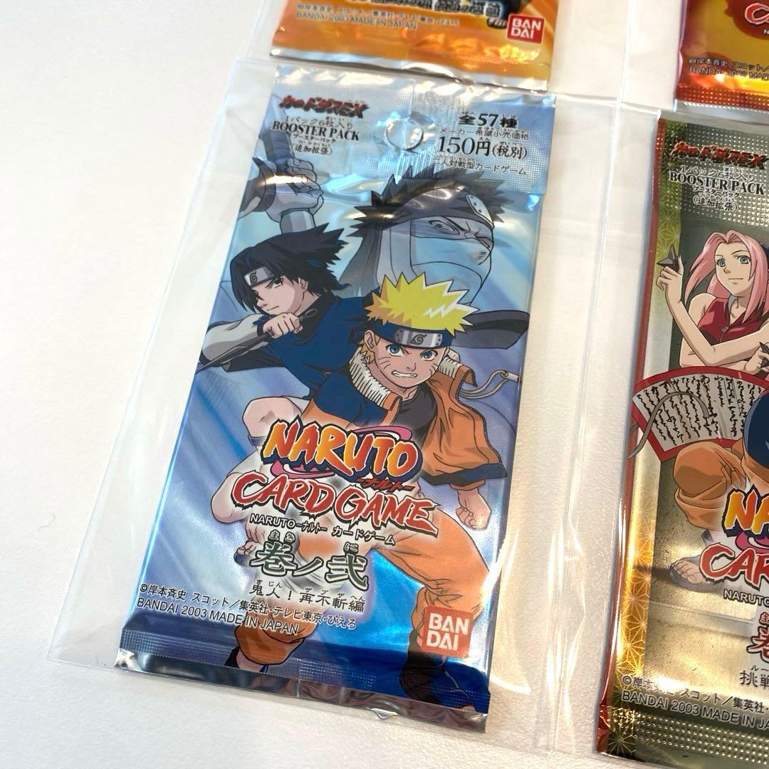 【未開封】NARUTO ナルトカードゲーム　巻ノ零、壱、弐、参　各1パック