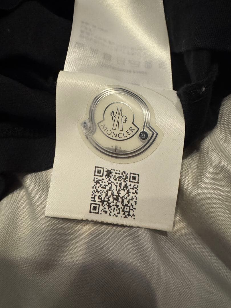 国内正規品 モンクレール ダブルワッペン Tシャツ 半袖 XL ブラック