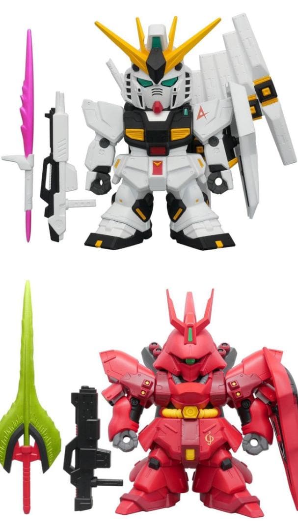 ジャンボソフビフィギュアSD νガンダム+サザビー 逆襲のシャア 解体匠機