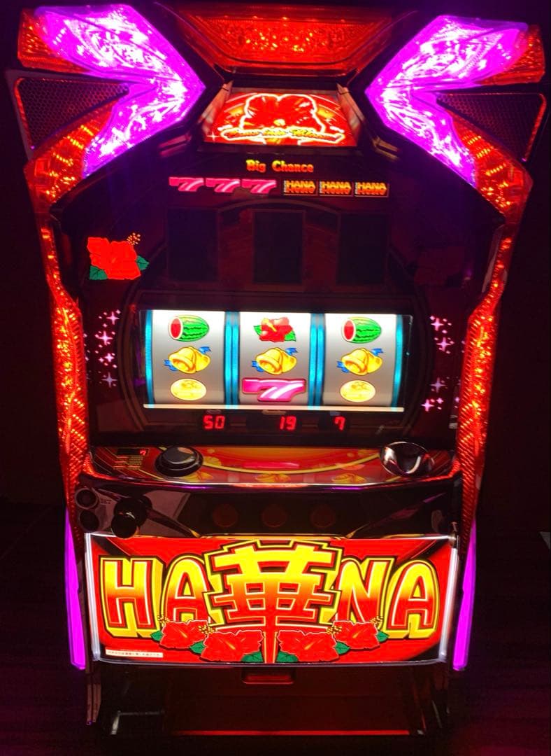 6号機 スーパーハナハナV1 パイオニア 25パイ パチスロ実機 2021年