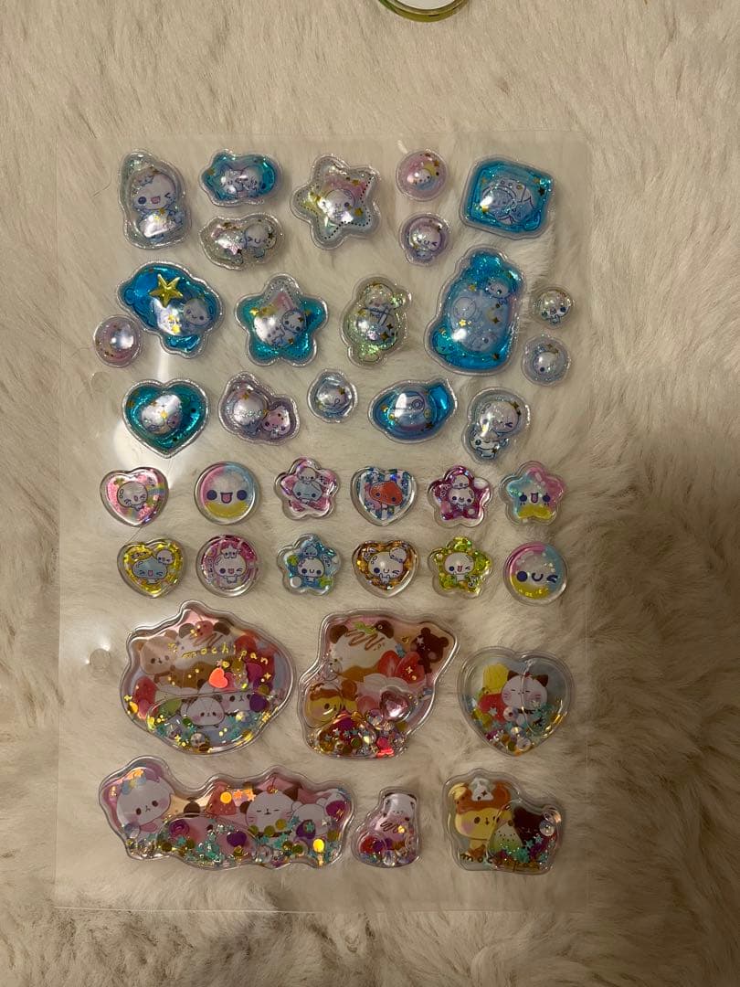 シール帳　ぷくぷくシール