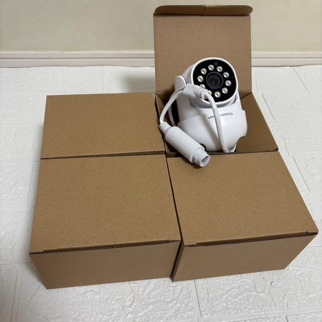 500万画素 防犯カメラ 4台セット 3TB 8チャンネルまで増設可 遠隔監視