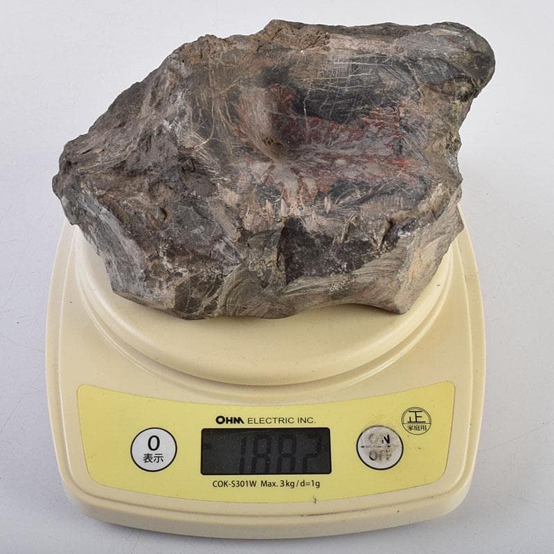 天然石　鑑賞石　菊花石　置物　重さ約1882g　N　8992