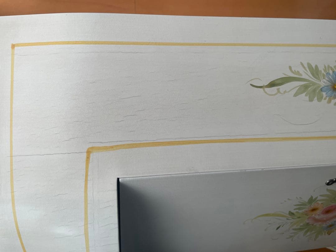 イタリア製❀︎花柄❀︎猫足ライティングビューロー・デスク(送料込み)