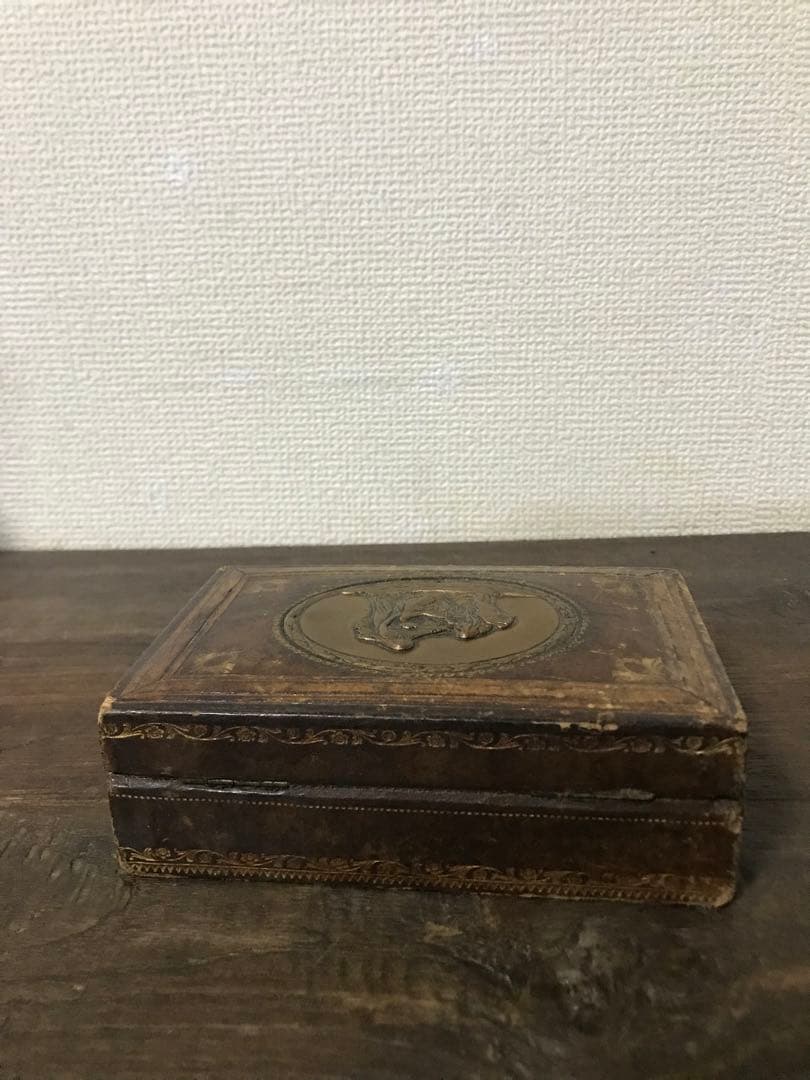 古道具　シガーケース　ジュエリーボックス