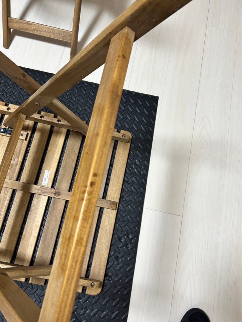 IKEA　アスクホルメン テーブル チェア2脚セット【引き渡しor着払い】