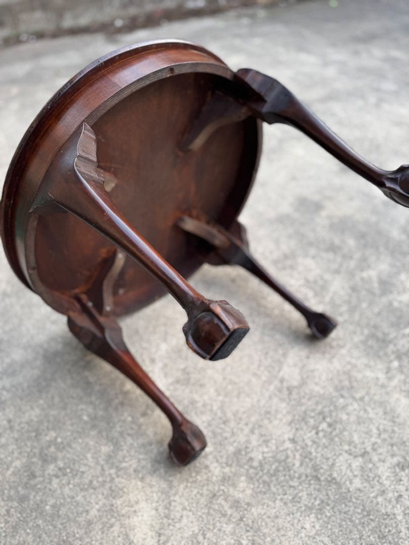 【値下げ不可】【中古】コーヒーテーブル　アンティーク　ラウンドテーブル