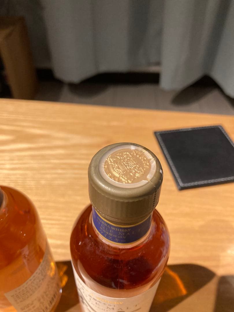 ニッカ　シングルモルト 余市10年　宮城峡10年 180ml 終売品　送料無料