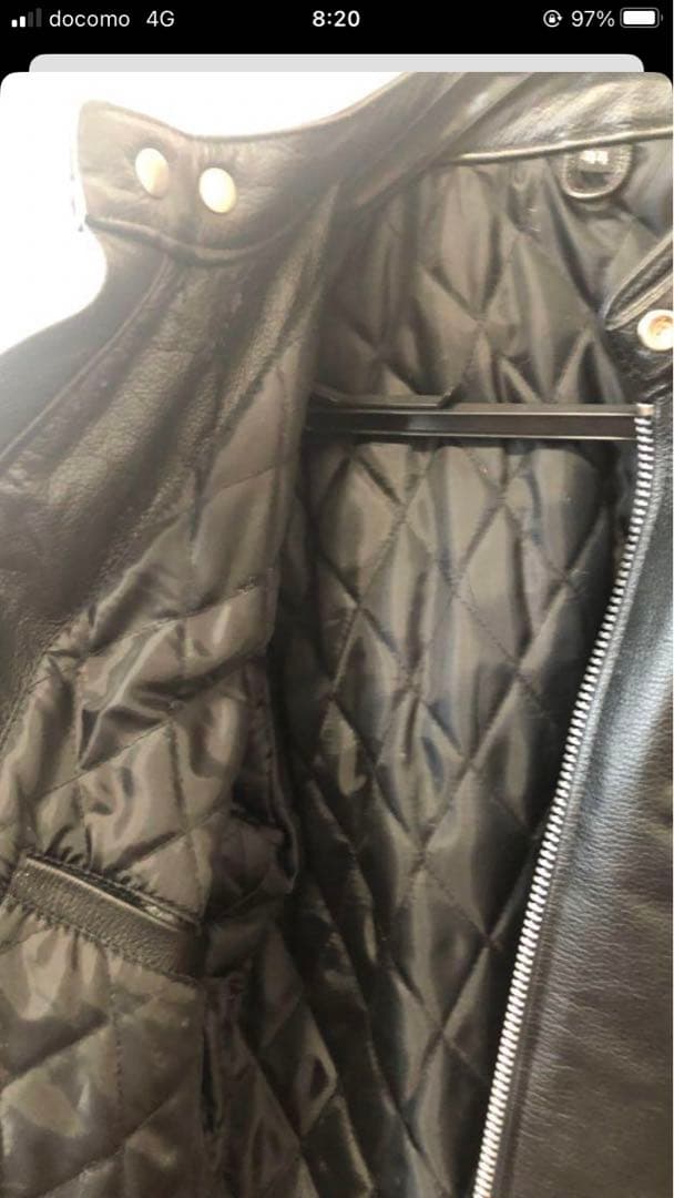 大幅値下げ　本革シングルライダースジャケット❣️