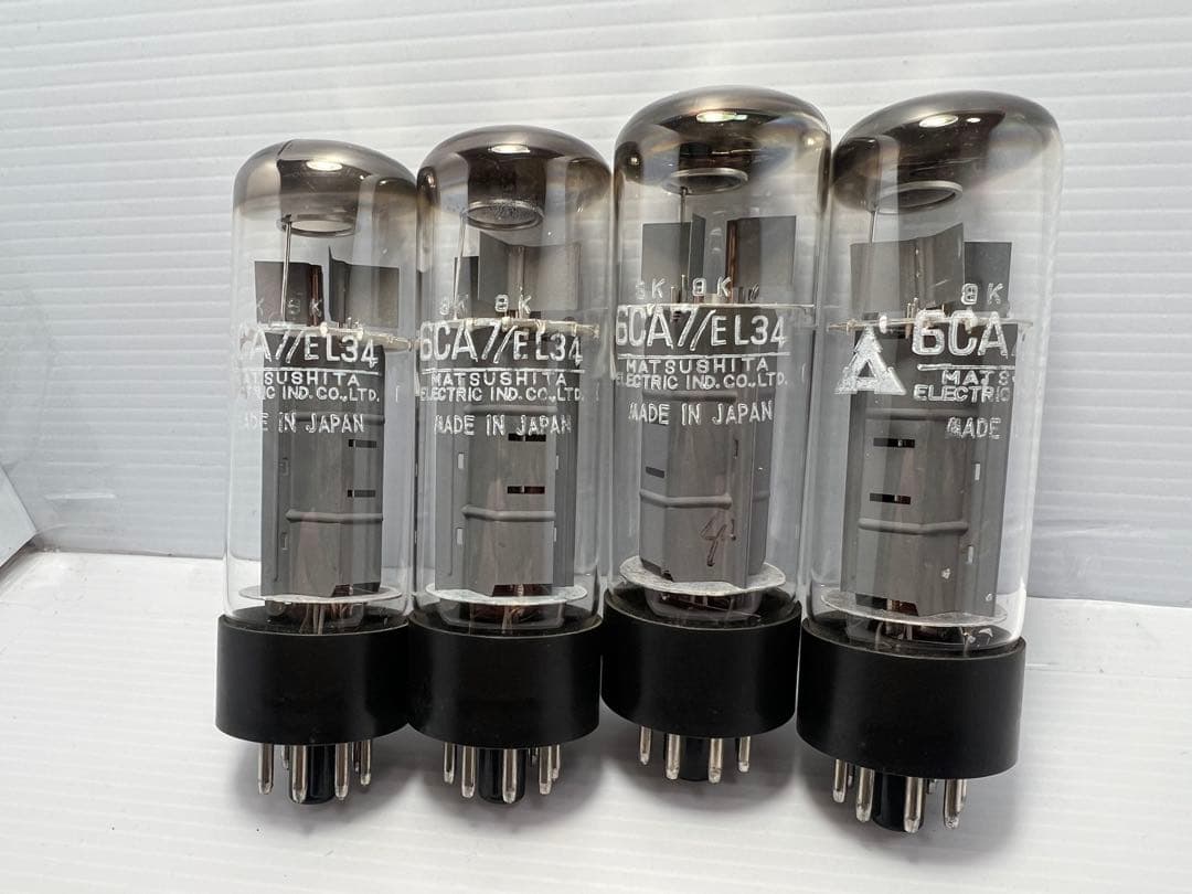松下 6CA7/EL34 真空管 4本セット 日本製
