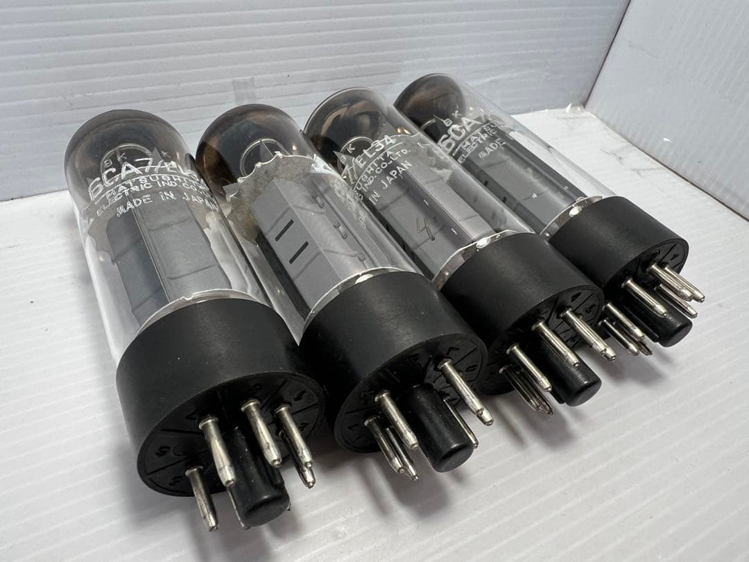 松下 6CA7/EL34 真空管 4本セット 日本製