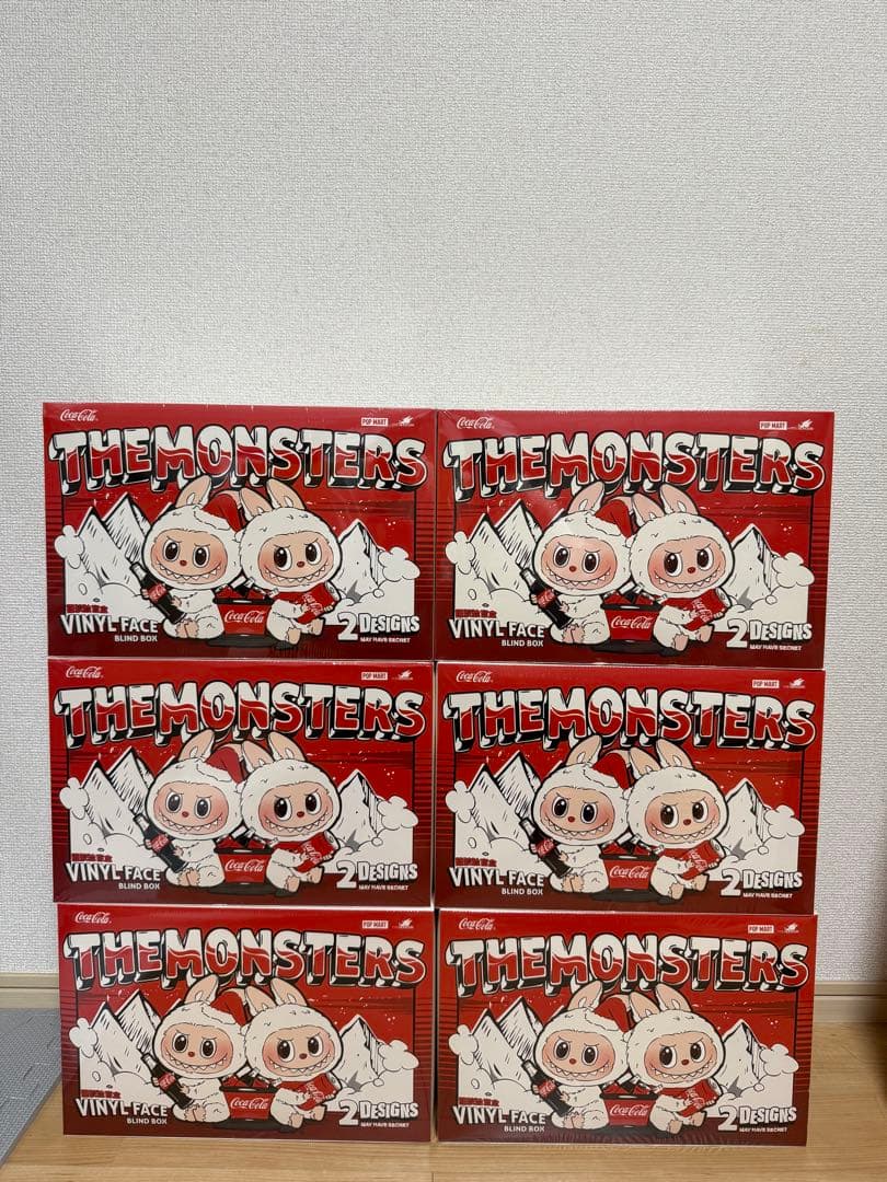 新品正規品THE MONSTERS コカ・コーラ シリーズ ぬいぐるみ 6箱