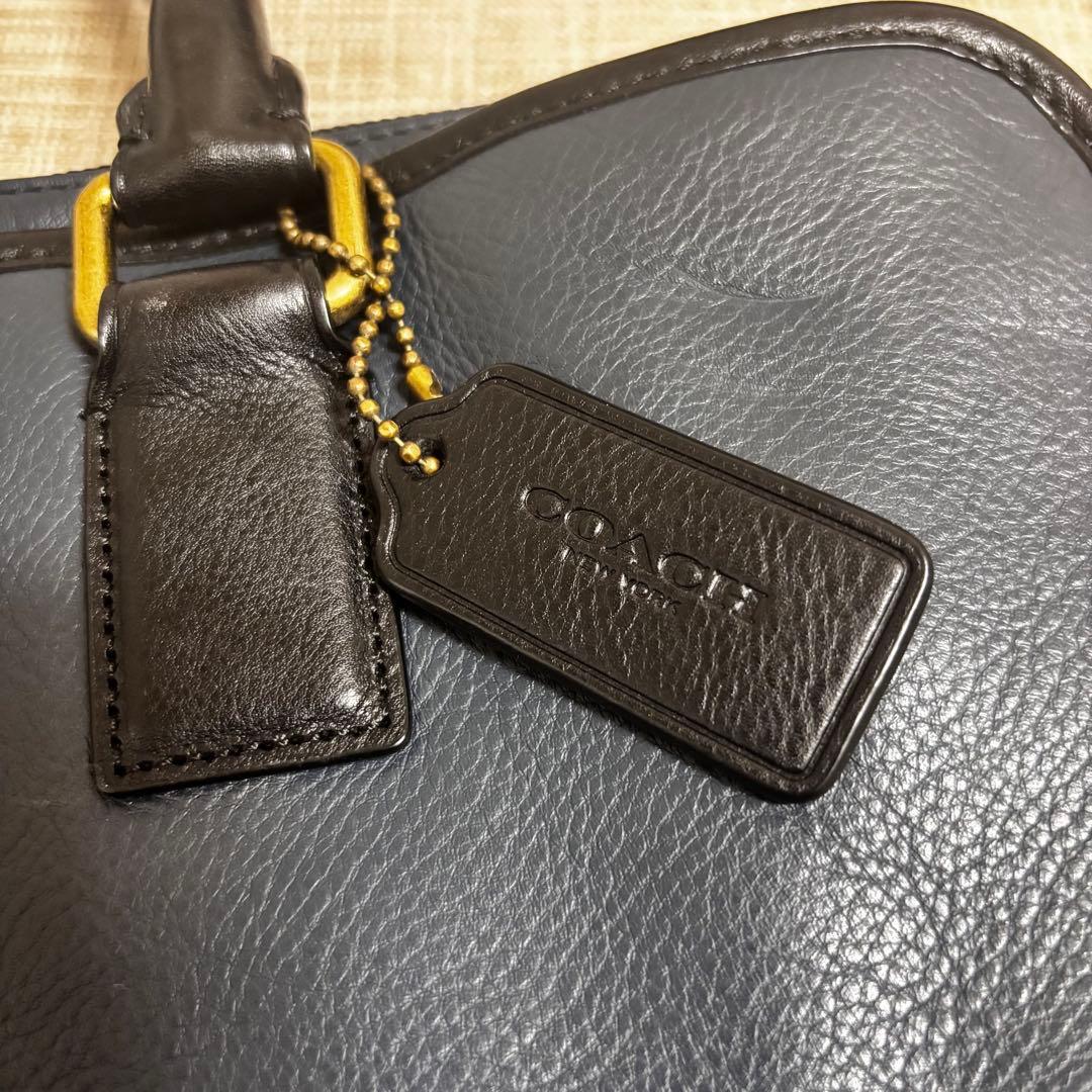 COACH ビジネスバッグ ネイビー/ブラック