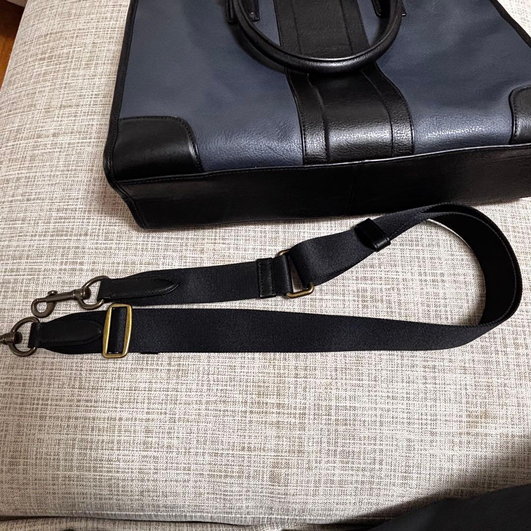 COACH ビジネスバッグ ネイビー/ブラック