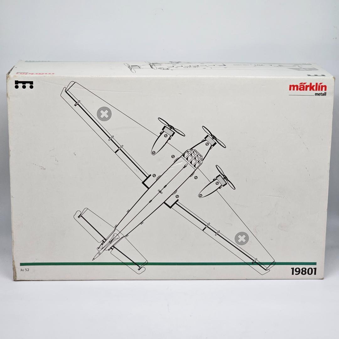 入手困難！メルクリン 19801 メタル製 ユンカース JU 52 航空機