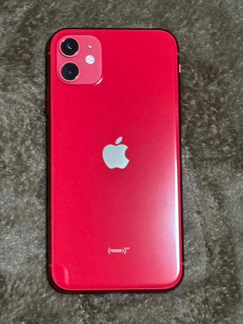 動作確認済み iPhone11 レッド 128GB SIMロックあり