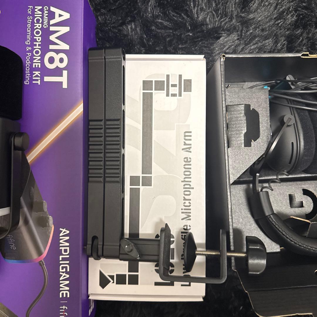 AM8T マイクキット USB接続➕ ロジクールヘッドセット