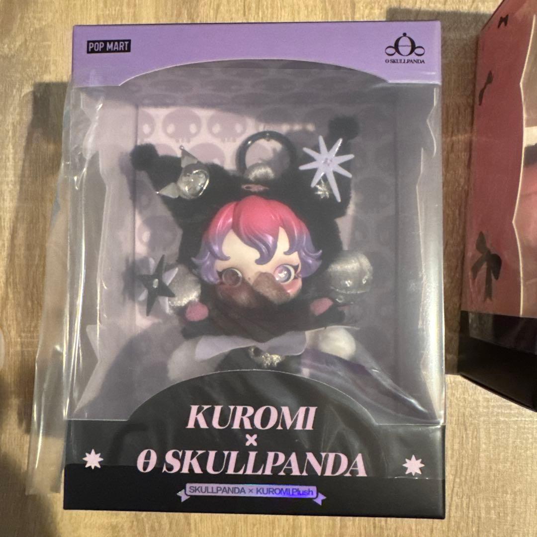 スカルパンダ マイメロ、クロミ セット　ぬいぐるみペンダントPOPMA