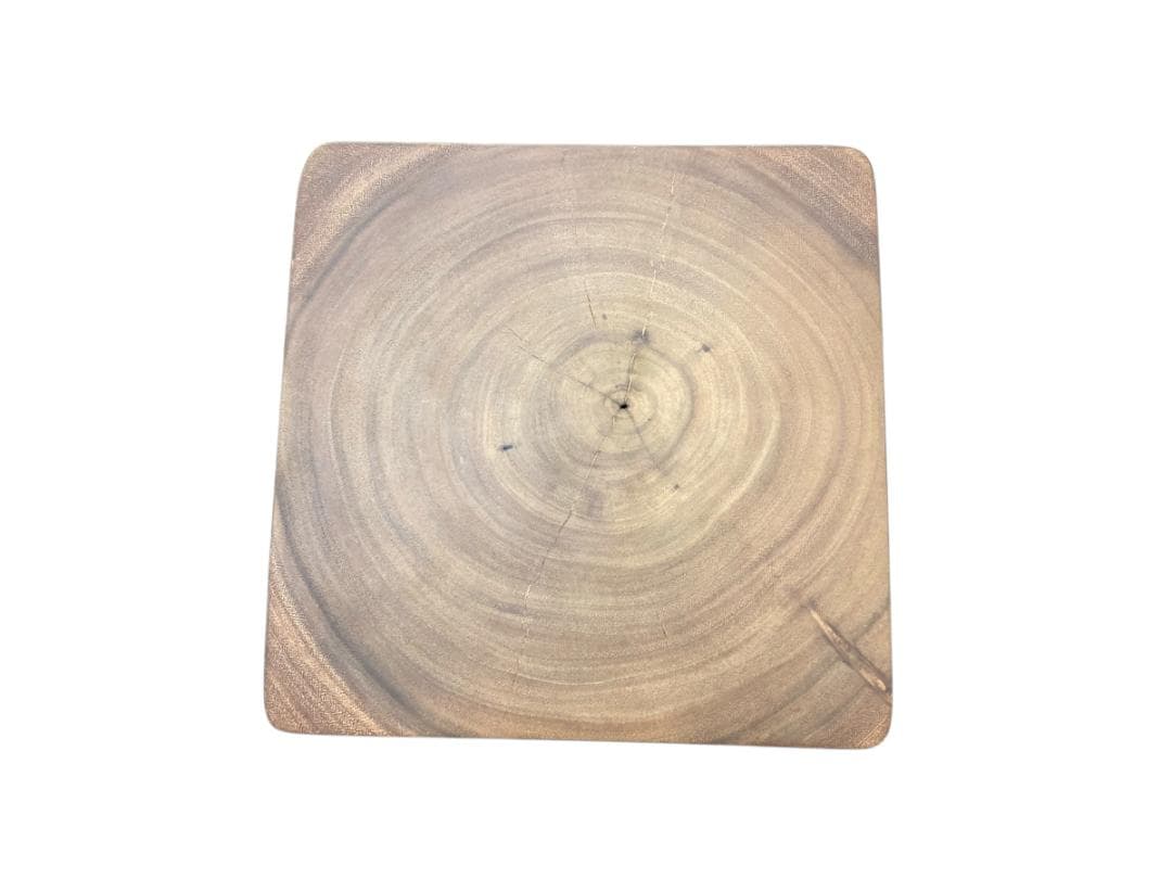 センソ デ ヴィッタ 花台 ハイスツール ツイストL モンキーポッド 無垢材