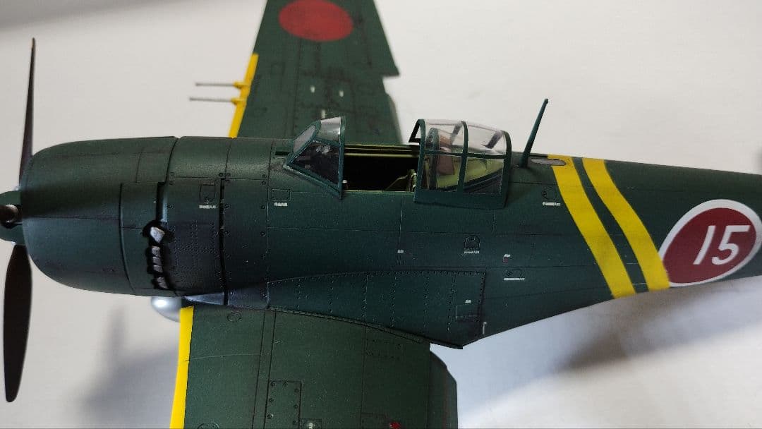 プラモデル完成機　1/48　紫電改「前期型」