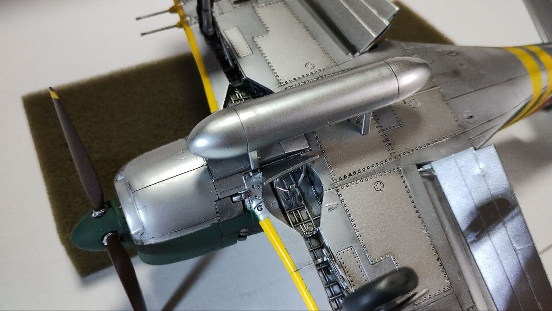 プラモデル完成機　1/48　紫電改「前期型」