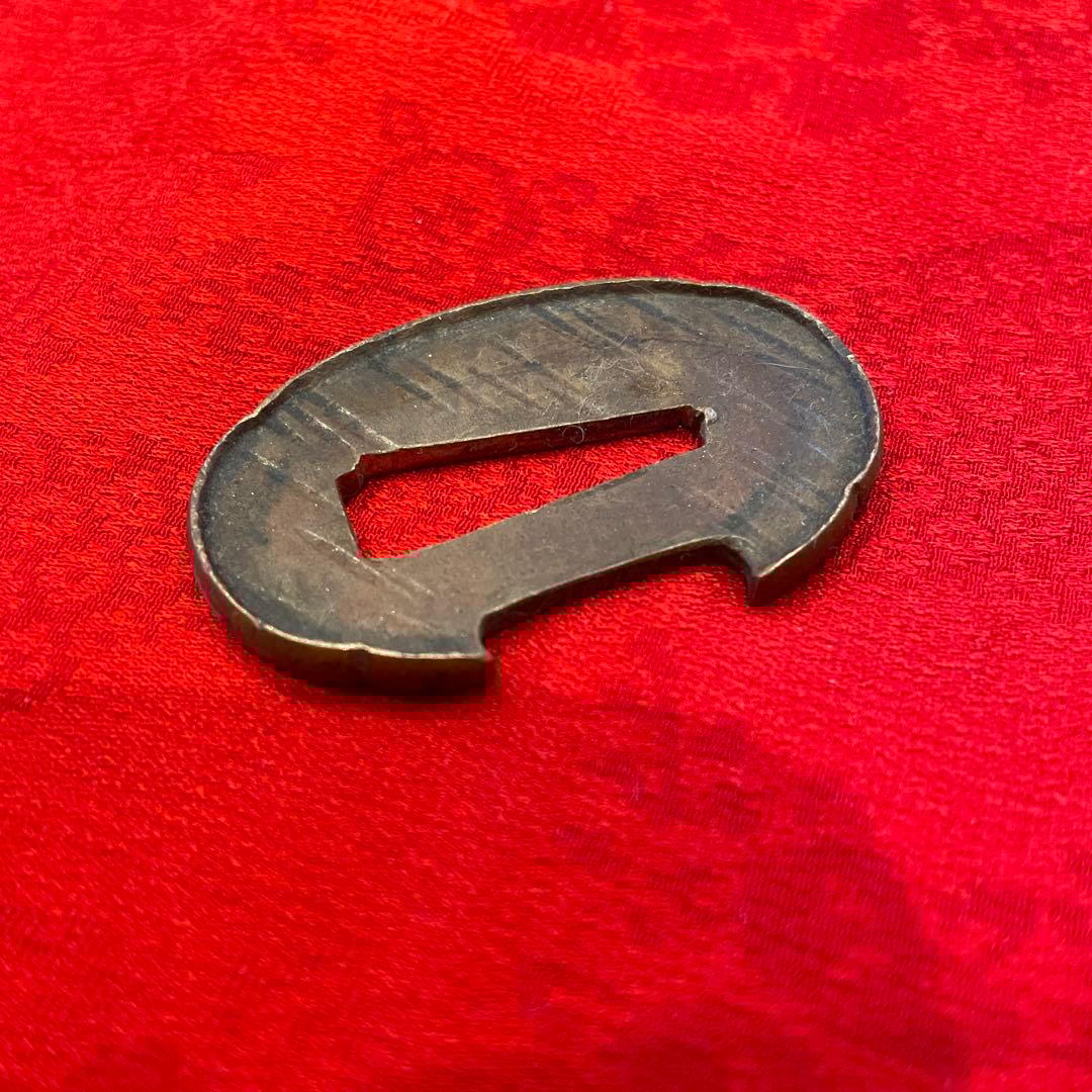 刀　鍔　切羽　2点　勝虫図　② 骨董　古美術