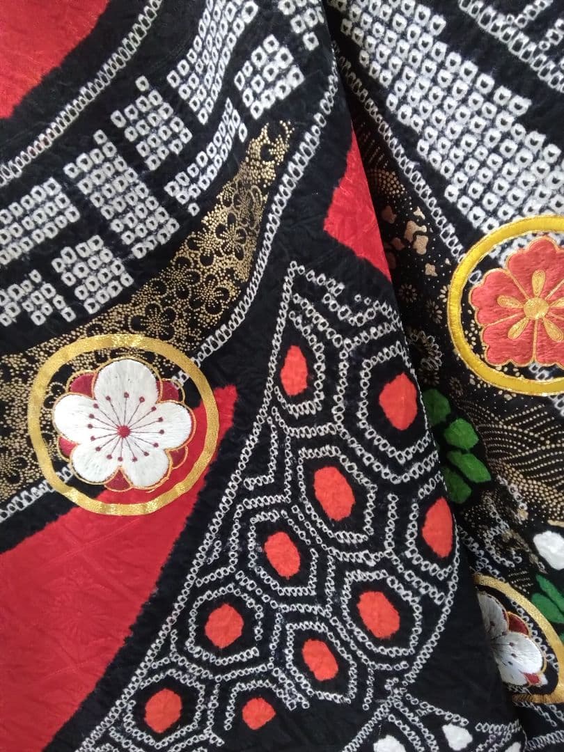 【専用】振袖正絹絞り、成人式、襦袢