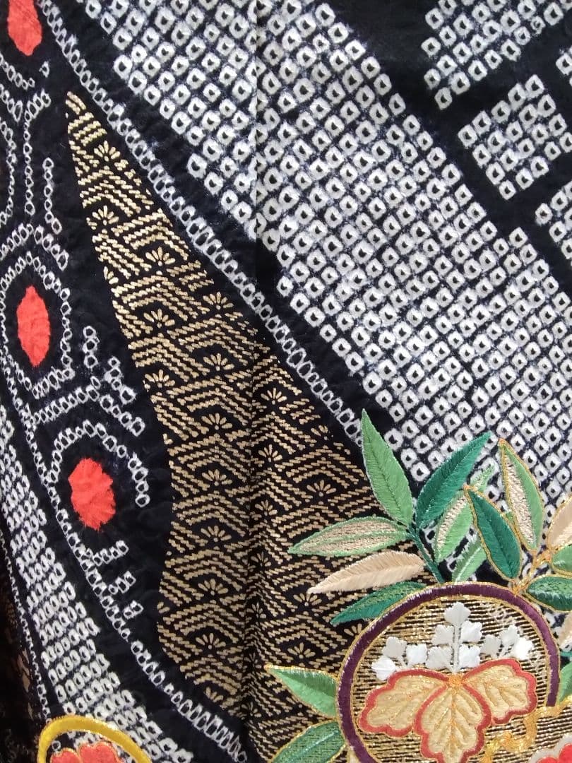 【専用】振袖正絹絞り、成人式、襦袢