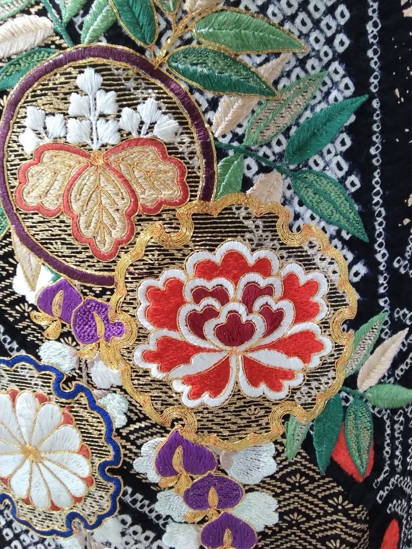 【専用】振袖正絹絞り、成人式、襦袢