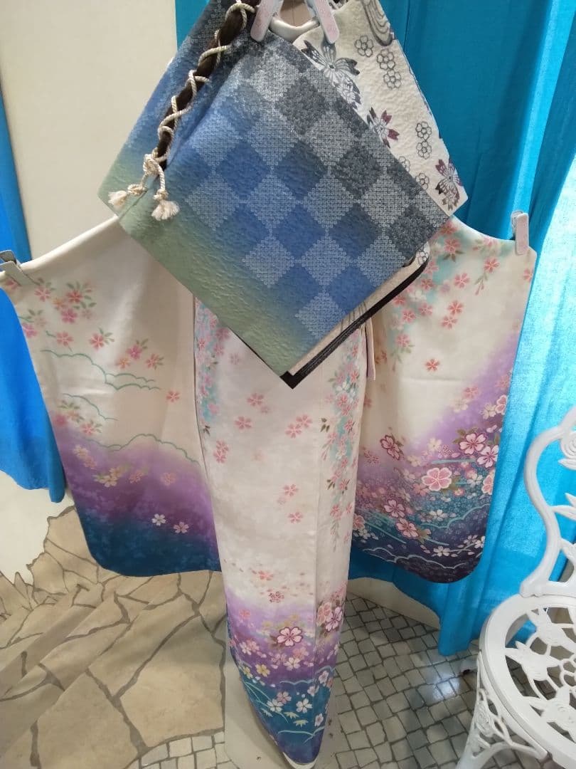 振袖フルセット、正絹振袖成人式、半襟重ね衿、帯揚げ帯締め、袋帯、襦袢、ガード加工