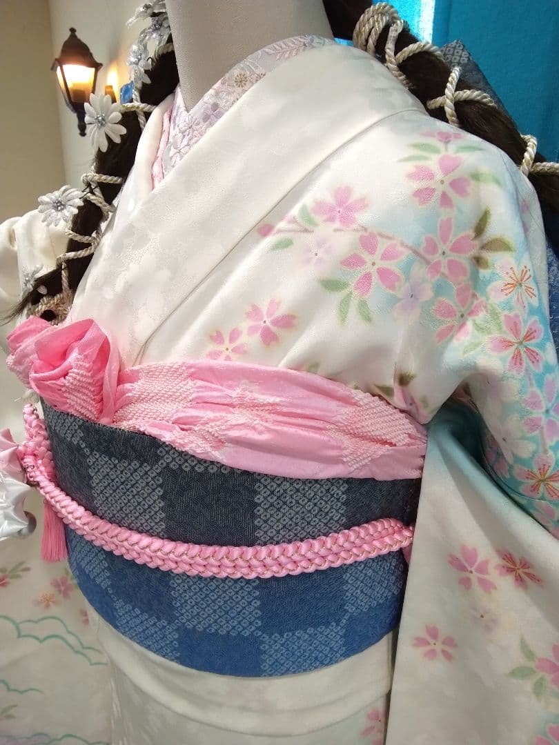 振袖フルセット、正絹振袖成人式、半襟重ね衿、帯揚げ帯締め、袋帯、襦袢、ガード加工