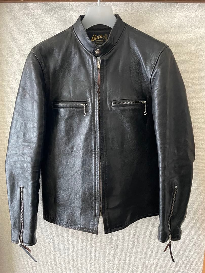 hideo 　Buco j100 ホースハイドジャケット 40