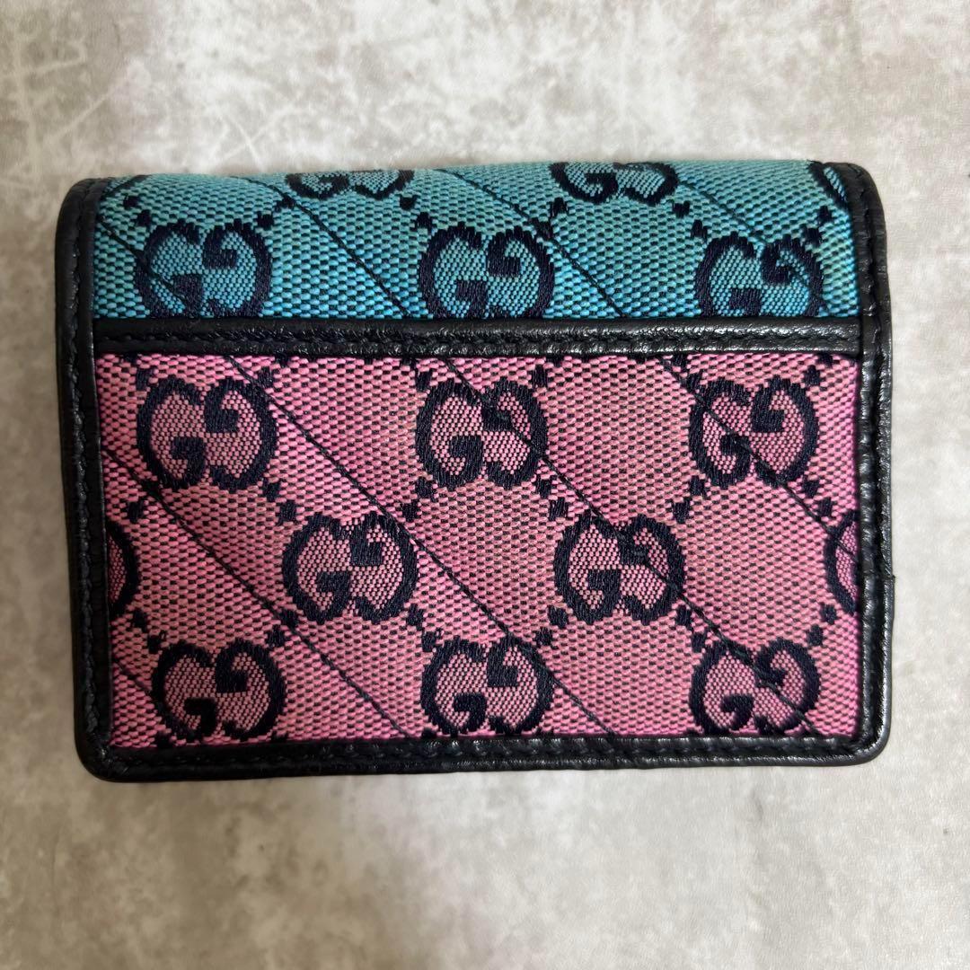 J105 GUCCI グッチ　二つ折り財布 GG マーモント キルティング